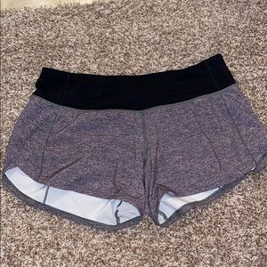 Lululemon speed shorts